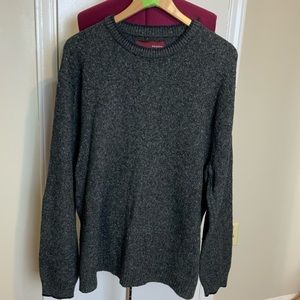 Like New Merona  Wool blend Crewneck pullover Charcoal Sweater